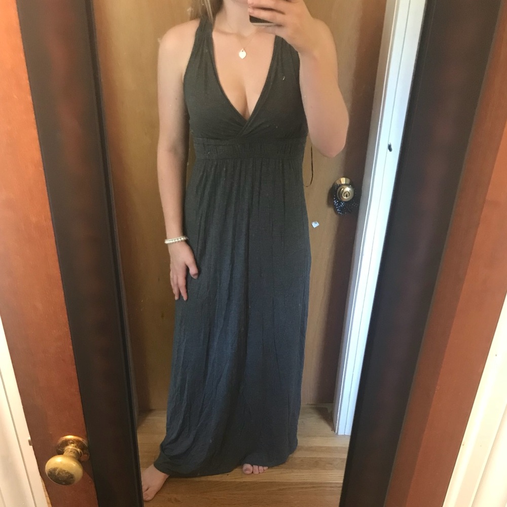 Grey maxi dress